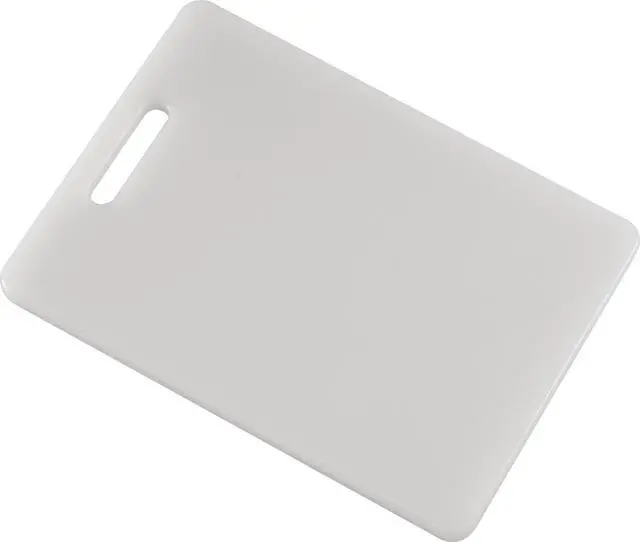 Alt view image 4 of 5 - Everyday Solid Polyethylene Cutting Board, 8 x 11-Inch, Non-Porous Plastic, White