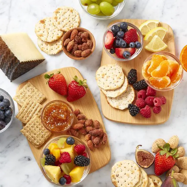 Alt view image 7 of 7 - 4-Piece Bamboo Cutting Board Set - Reversible Boards for Meal Prep, Charcuterie, Cheese and Entertaining, Natural Bamboo Kitchen Essential