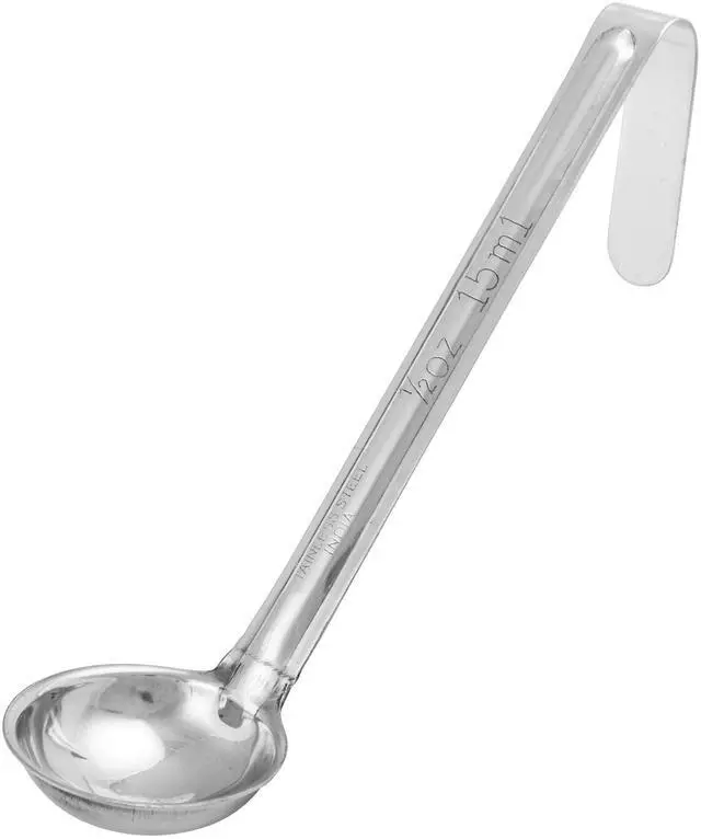 Main image of One Piece Stainless Steel Ladle, 1/2 Ounce, 6"