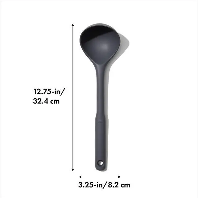 Alt view image 2 of 2 - Good Grips Silicone Everyday Ladle, 719812689807, Peppercorn, One Size