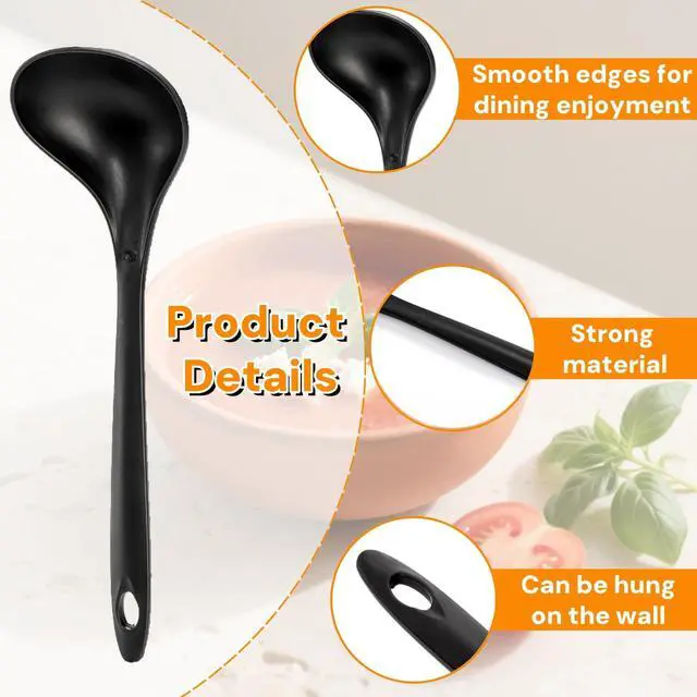 Alt view image 3 of 7 - 40 Pack Plastic Ladle Spoons, 1.5 Oz