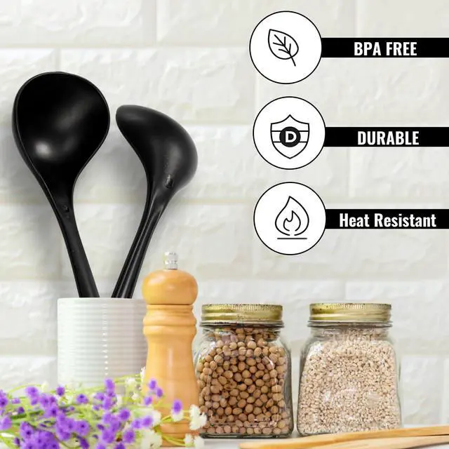 Alt view image 5 of 7 - 40 Pack Plastic Ladle Spoons, 1.5 Oz