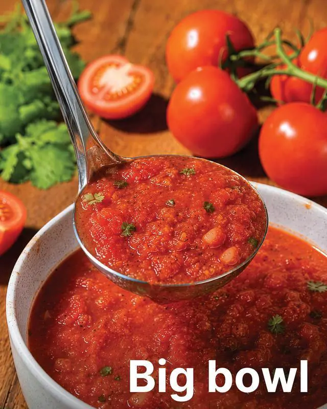 Alt view image 5 of 7 - Premium Soup Ladle - 12" Stainless Steel with Non-Slip Silicone Handle