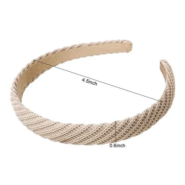 Alt view image 2 of 7 - Headbands for Women Thin Knitted Hairbands Fashion Non Slip Headband for Women's Hair Cute Solid Colors Hair Accessories 4 PCS