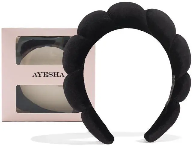 Main image of Spa Headband for Washing Face Makeup Skincare Soft Sponge Hair band