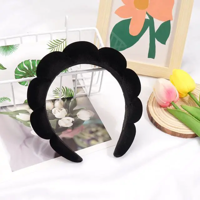 Alt view image 3 of 6 - Spa Headband for Washing Face Makeup Skincare Soft Sponge Hair band