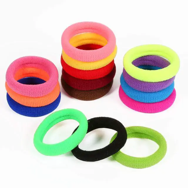 Alt view image 3 of 7 - Baby Hair Ties, Elastic Hair Bands for Girls Kids, Toddler Ponytail Holders