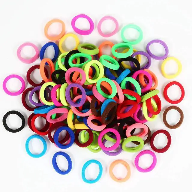 Alt view image 5 of 7 - Baby Hair Ties, Elastic Hair Bands for Girls Kids, Toddler Ponytail Holders