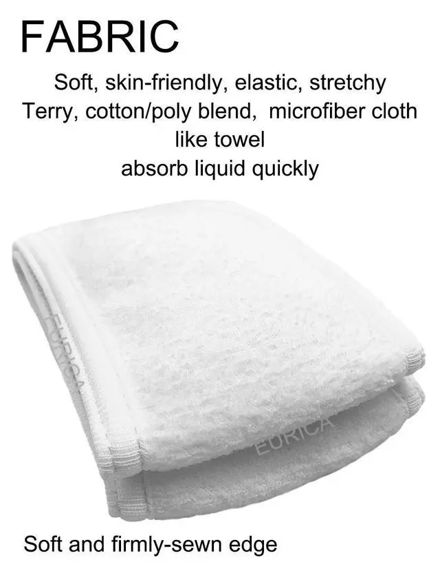Alt view image 2 of 5 - Spa Headband, 6 Pack White - Non-slip Stretchable Washable Makeup Headband for Face Wash Facial Treatment, Fits All, Workout, Yoga, Gym, Salon, Home Use