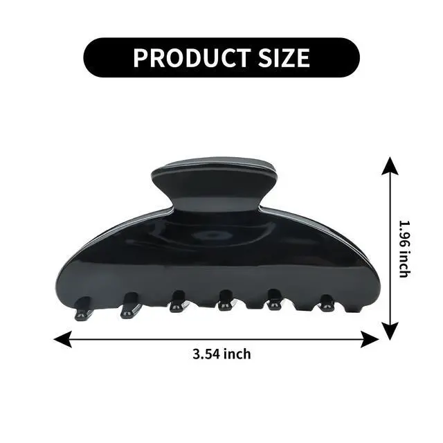Alt view image 2 of 7 - 2 Pcs Hair Claw Clips for Women Non-slip Hair Clip Hair Accessories