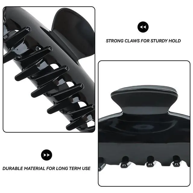 Alt view image 3 of 7 - 2 Pcs Hair Claw Clips for Women Non-slip Hair Clip Hair Accessories