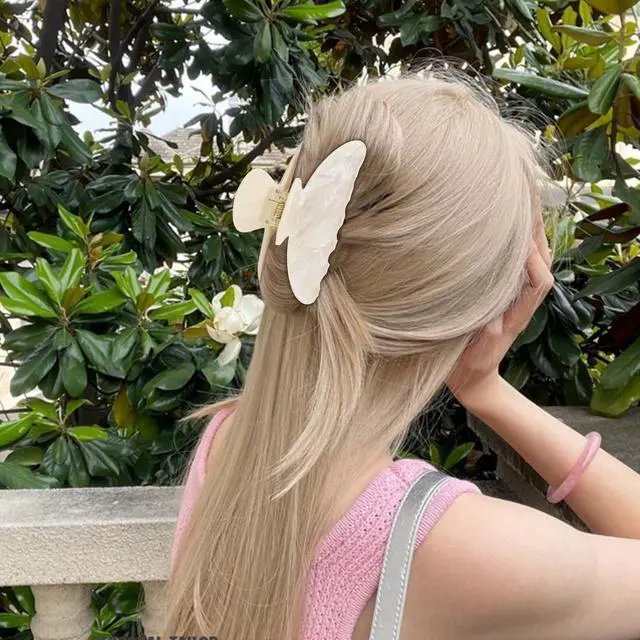 Alt view image 4 of 7 - 2 Pcs Hair Claw Clips for Women Non-slip Hair Clip Hair Accessories