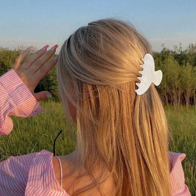 Alt view image 6 of 7 - 2 Pcs Hair Claw Clips for Women Non-slip Hair Clip Hair Accessories