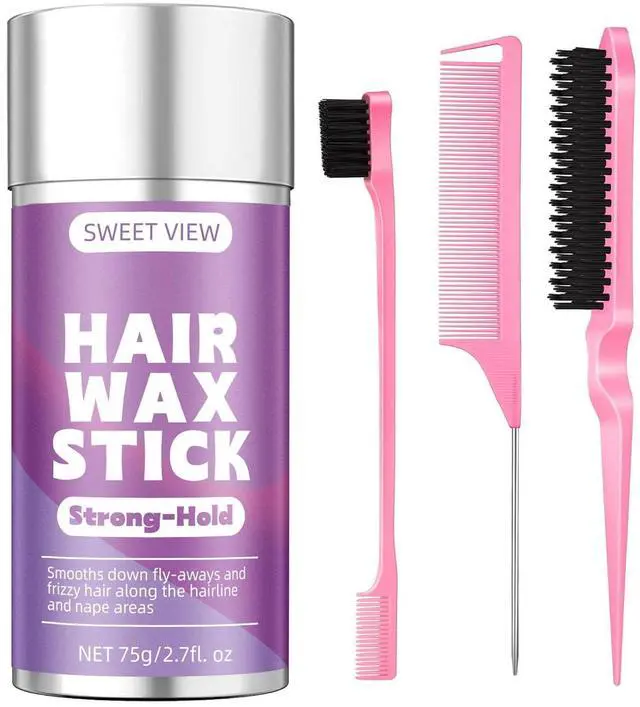 Main image of Hair Wax Stick & Slick Back Brush