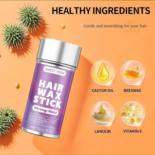Alt view image 4 of 7 - Hair Wax Stick & Slick Back Brush