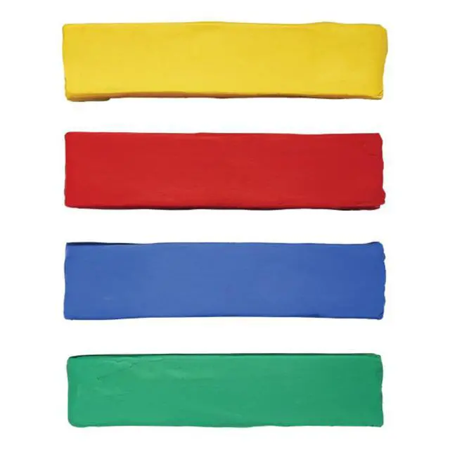 Alt view image 3 of 4 - Modeling Clay Set, 4 Colored Clay Blocks per Set, 0.25 Pounds Each, Red, Yellow, Green and Blue (00740)