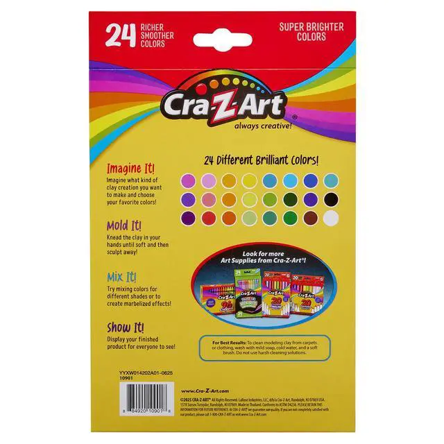 Alt view image 4 of 4 - Modeling Clay, 17.5 oz, 24 Count (10901)