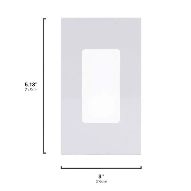 Alt view image 5 of 7 - Slimline CoverLite LED Night Light, Plug-in, Dusk to Dawn | Modern Outlet Cover, UL Certified, Ideal for Bedroom, Nursery, Bathroom, Hallway, 10215