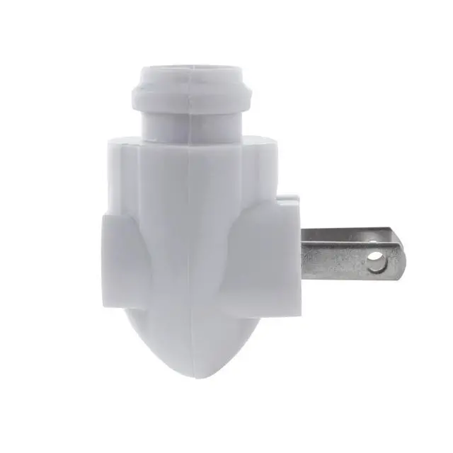 Alt view image 5 of 6 - White Auto On Sensor Plug in Night Light Module Includes 3 Bulbs and 3 Plastic Clips, Great for Making Your Own Decorative Night Lights, Pack of 3
