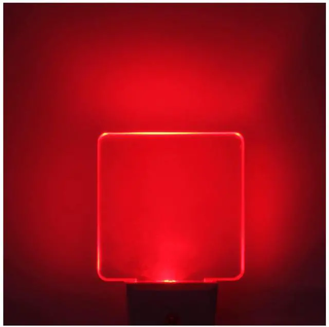 Main image of Red Night Lights Plug in 2 Pack, 0.5W with Dusk to Dawn Sensor, Auto On/Off | Red Light Night Light, LED Night Light Plug into Wall Pefect for Babyroom, Bedroom, Bathroom