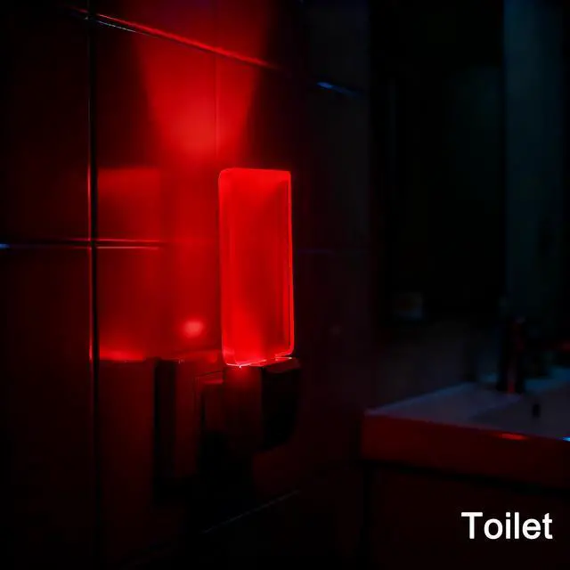 Alt view image 6 of 7 - Red Night Lights Plug in 2 Pack, 0.5W with Dusk to Dawn Sensor, Auto On/Off | Red Light Night Light, LED Night Light Plug into Wall Pefect for Babyroom, Bedroom, Bathroom