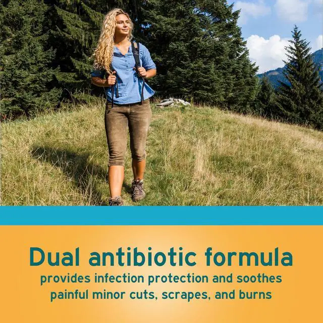 Alt view image 2 of 7 - Pain Relief Dual Action First Aid Antibiotic Cream, 1 oz