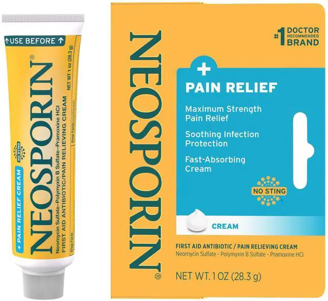 Main image of Pain Relief Dual Action First Aid Antibiotic Cream, 1 oz