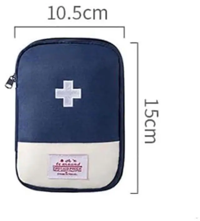 Alt view image 2 of 7 - 4 Pcs Travel First Aid Pouch,Empty Mini First Aid Pouch, Portable Outdoor First Aid Medical Rescue Bag Multi-Function Emergency Medicine Storage Organizer Bag Health and Household Supplies (Small)
