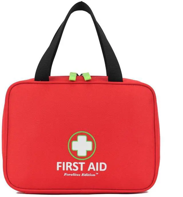 Main image of Handy First Aid Bag Empty First Aid Kit For Office, Home, Vehicle, Emergency Kit For Your Next Adventure, First Aid Supplies Organizer Bag For Camping, Travel, Sports.