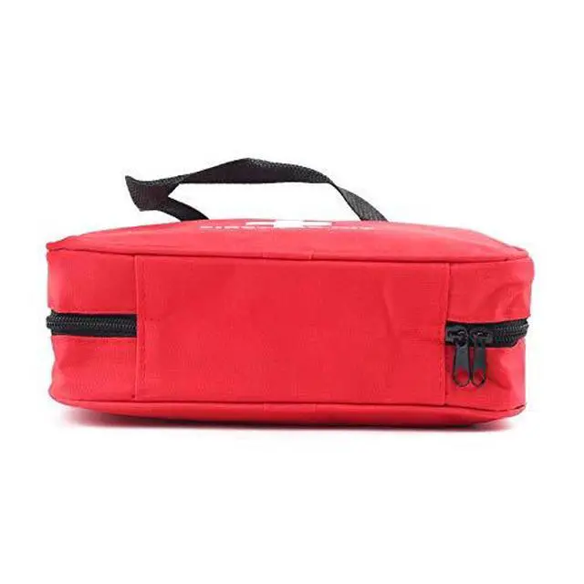 Alt view image 4 of 7 - First Aid Bag First Aid Kit Empty Medical Storage Bag Red Trauma Bag for Emergency First Aid Kits Car Workshop Cycling Outdoors (Red 1PC)