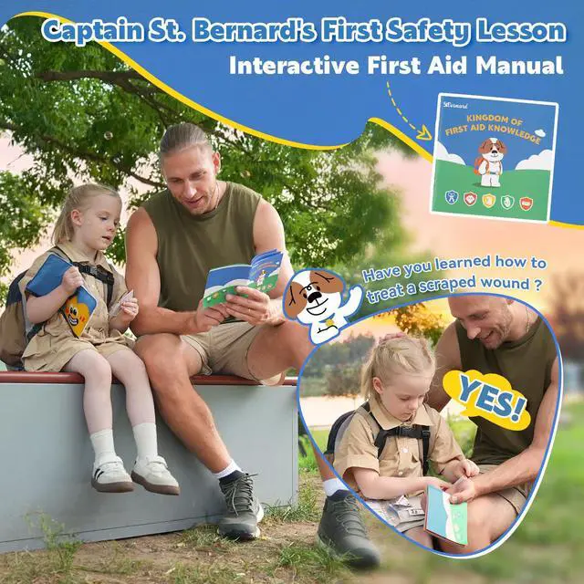 Alt view image 5 of 7 - First Aid Kit for Kids, Small Pocket Size Medical Kit with Cute Bnadages, Tools for Daily Emergencies, Organized Pouch for Toddler & Children, Home, Camping, Travel, Playground(Purple)
