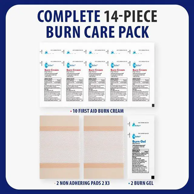 Alt view image 6 of 7 - First Aid Kit Refill Burn Care Refill Pack | Convenient & Portable | Essential refill pack replenishes your first aid kit with quality burn care supplies, keeping you prepared for emergencies.