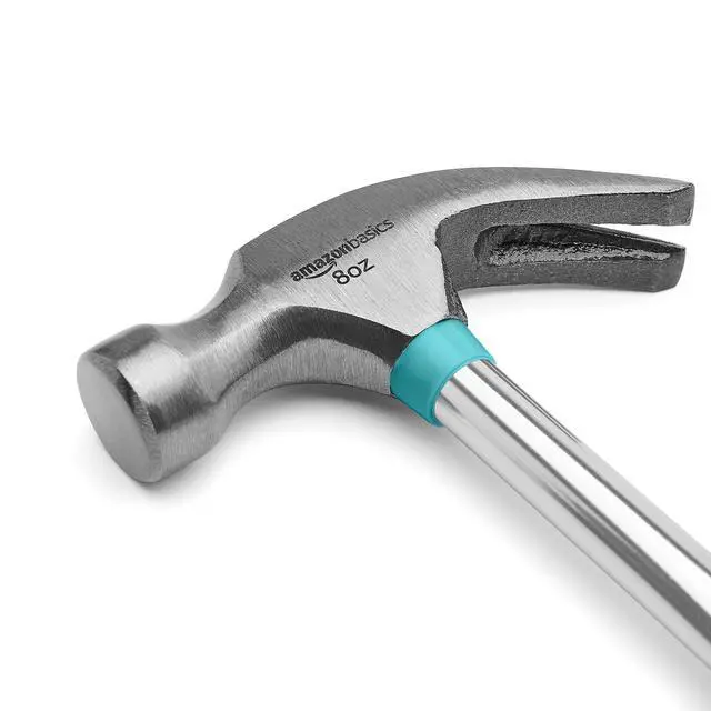 Alt view image 3 of 6 - oz Claw Hammer with Shock Reduction, No-Slip Grip, Turquoise