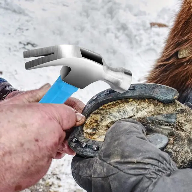 Alt view image 5 of 7 - Claw Hammer with Comfort Grip Framing Hammer with Smooth Head Stubby Hammer 11.5 oz Claw Hammers Stainless Steel Hammers Tools Perfect for Household Projects Garage