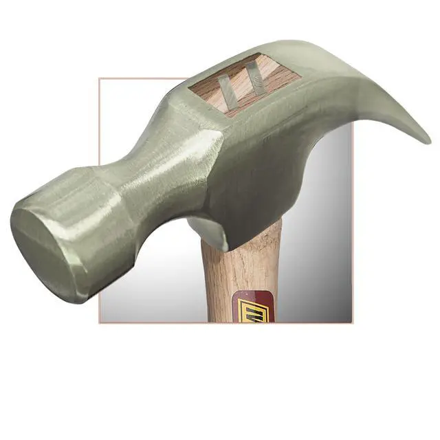 Alt view image 3 of 5 - 15600 8 oz. Curved Claw Hardwood Handle Hammer