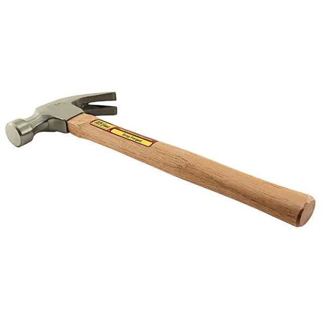 Alt view image 4 of 5 - 15600 8 oz. Curved Claw Hardwood Handle Hammer