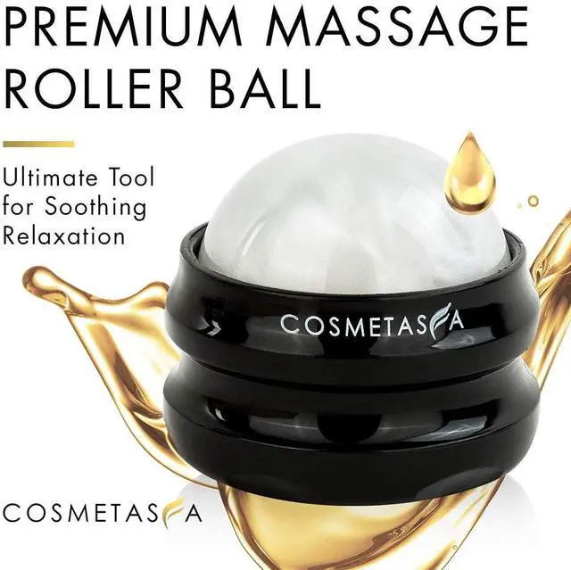 Alt view image 3 of 4 - Massage Roller Ball- Soothes Back, Shoulder, and Foot. Self, Relaxing, Massage Therapy Tool for Sore, Tired Muscles