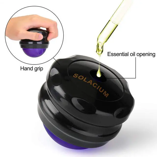 Alt view image 5 of 6 - Manual Massage Roller Ball - Massager and Therapy Tool for Sore Muscles, Shoulders, Arms, Neck, Back, Feet, Body, Deep Tissue, Stiffness, Joint Pain, Stress Relief