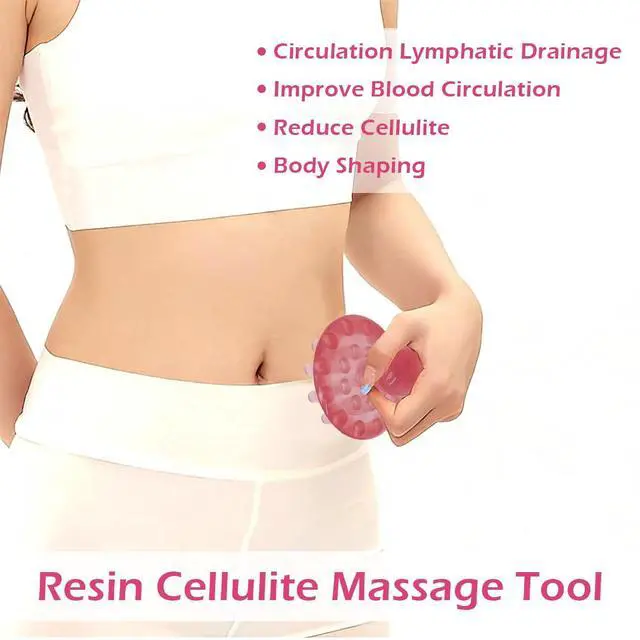 Alt view image 2 of 6 - Meridian Massage Brush for Belly Fat Cellulite Remover | Lymphatic Drainage Tool, Meridian Fascia Blaster Cellulite Remover Gua Sha Brush for Body Shaping Muscle Pain Relief