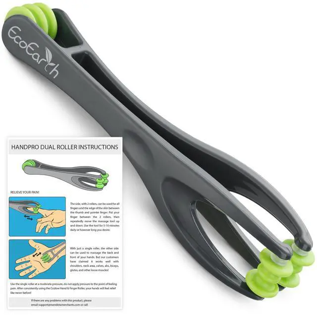 Main image of Finger & Hand Massager for Deep Tissue Comfort - Acupressure Massage Rollers for Arthritis, Carpal Tunnel, Stress & Pain Relief - Dual Sided Massage Therapy for Hands, Palm & Wrist