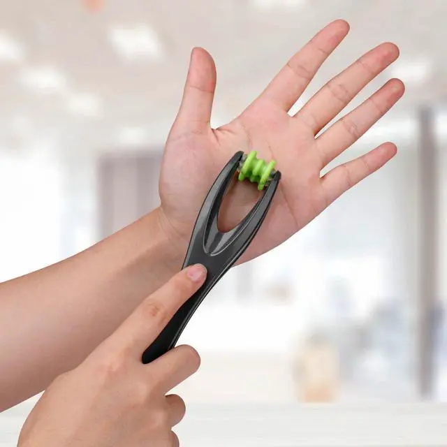Alt view image 5 of 7 - Finger & Hand Massager for Deep Tissue Comfort - Acupressure Massage Rollers for Arthritis, Carpal Tunnel, Stress & Pain Relief - Dual Sided Massage Therapy for Hands, Palm & Wrist