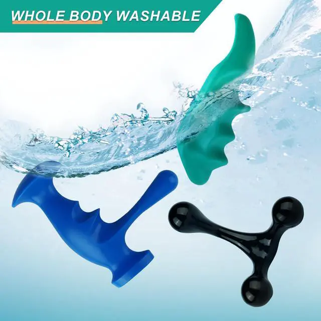 Alt view image 6 of 7 - Massage Tool Set, Trigger Point Massage Tool Kit with Thumb Saver, Deep Tissue Manual Back Massager, Pressure Point & Muscle Knot Remover for Neck, Back, Shoulders, Legs