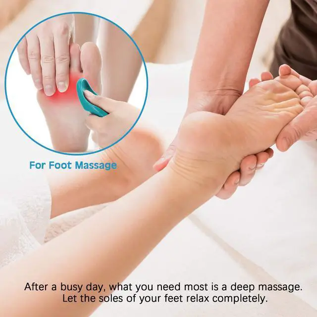 Alt view image 4 of 6 - 2 Pcs Green Thumb Saver Massage Tool Deep Tissue Massager for Pressure Reflexology Professional Neck Shoulder Back Foot Stress Relief
