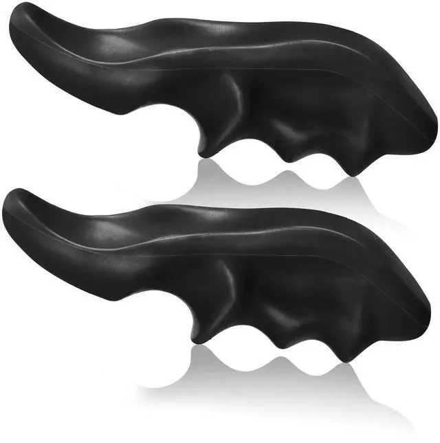 Main image of 2 Pcs Black Thumb Saver Massage Tool Deep Tissue Massager for Pressure Reflexology Professional Neck Shoulder Back Foot Stress Relief