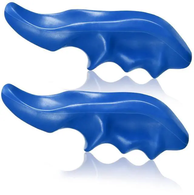Main image of 2 Pcs Blue Thumb Saver Massage Tool Deep Tissue Massager for Pressure Reflexology Professional Neck Shoulder Back Foot Stress Relief