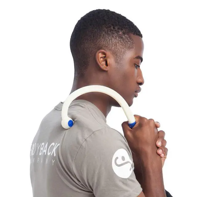 Alt view image 6 of 7 - Mini Neck Massager - Travel Size Back Massager for Trigger Points | FSA Eligible Handheld Neck & Shoulder Massager, Pressure Point Relief Tool For Deep Tissue Pain Relief & Muscle Relaxation