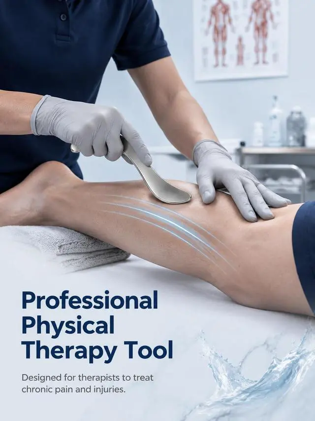 Alt view image 7 of 7 - Stainless Steel Gua Sha Tool for Face & Body, Muscle Scraper Massage Tool |Deep Tissue Massage, Myofascial Release, Trigger Point Therapy, Facial Sculpting, Lymphatic Drainage, Neck Back Shoulder Legs