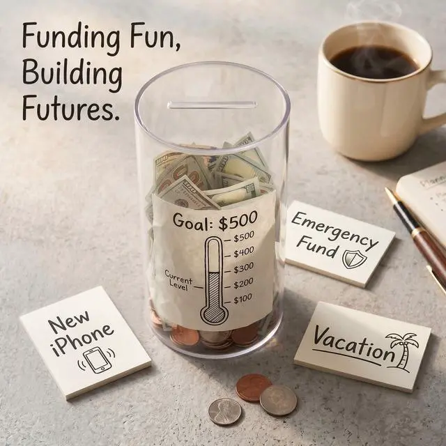 Alt view image 4 of 7 - Clear Piggy Bank for Adults & Kids, Acrylic Money Bank Must Break to Open, Unopenable Money Saving Box Jar for Cash and Coin, Size 5.9" H x 3.5" Diameter (Small)