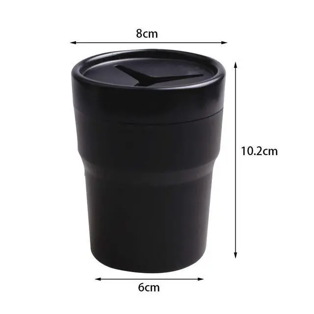 Alt view image 2 of 7 - Portable Piggy Bank Car Coin Storage Box, Plastic Change Bucket in the Car | Removable, can Store 120 Mixed Coins, Suitable for Outdoor Car Home Desktop Bedroom Decoration