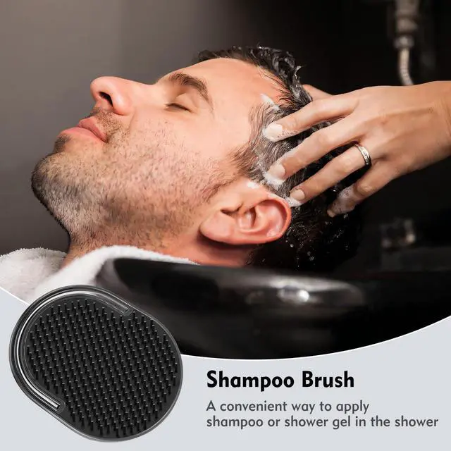 Alt view image 7 of 7 - 6 Pcs Palm Combs for Men, Massager Hair Brush Comb,Shower Comb,pocket brush